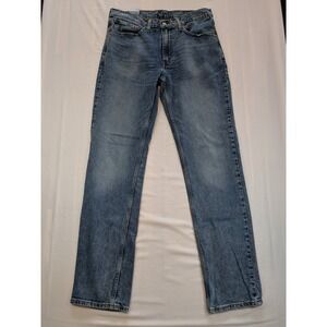 Levis 514 Straight Fit Mens Jeans 34x34 Medium Wash Blue Stretch